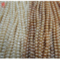 9-10mm Ronda Perlas de agua dulce cultivadas Strands